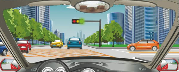 交通文明驾驶安全常识科目四驾照模拟考试29