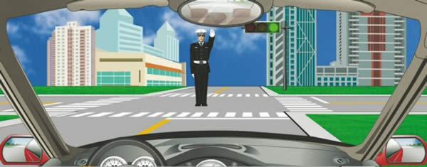 2012年交通规则考试理论题39